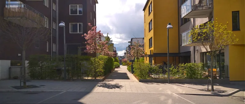 Ingång till förskolan Båtklubben.