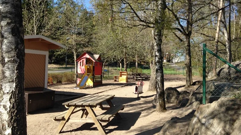 Förskolan Skogsstjärnans naturgård.