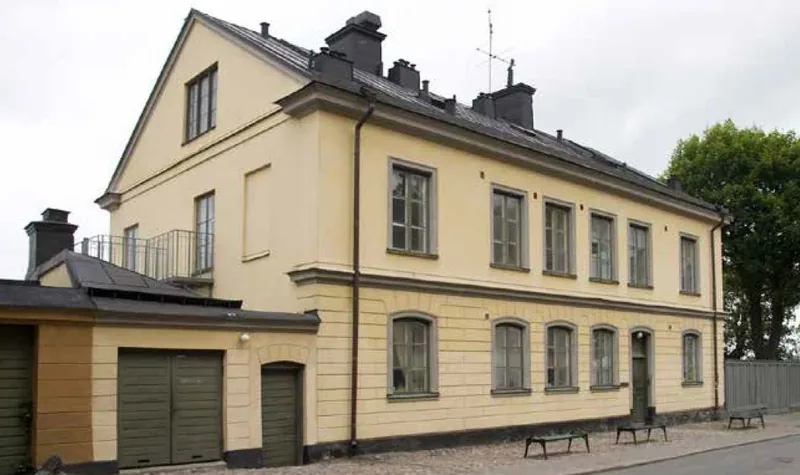 Gul villa.